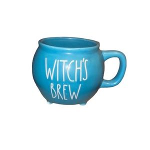 🖨 Rae Dunn Witch’s Brew blue cauldron mug NEW